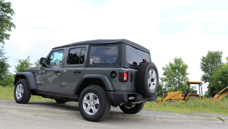 Jeep Wrangler JL Corsa 18+ 2,5 pouces avec double sortie arrière rabattable et échappement sport à essieu arrière