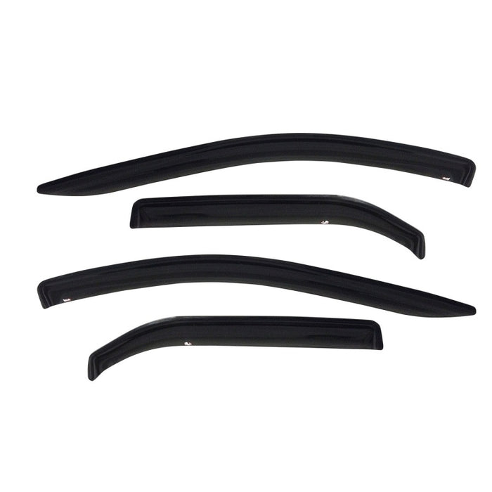 Déflecteur d'air Westin Wade Slim pour Jeep Wrangler/Wrangler Unlimited 2007-2018, 4 pièces - Fumé