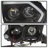 Spyder Nissan GTR R35 09-14 - Phares Projecteurs - DRL LED - Noir