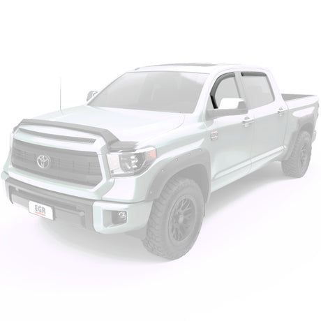 Pare-soleils pour fenêtre EGR 07-12 Toyota Tundra Crew Max - Ensemble de 4 - Mat (575195)