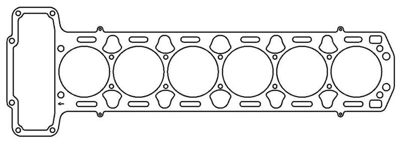 Cometic 68-71 Jaguar XKE 4.2L V6 93.2mm .090 inch MLS-5 w/ Bolt Hole Pocket Head Gasket