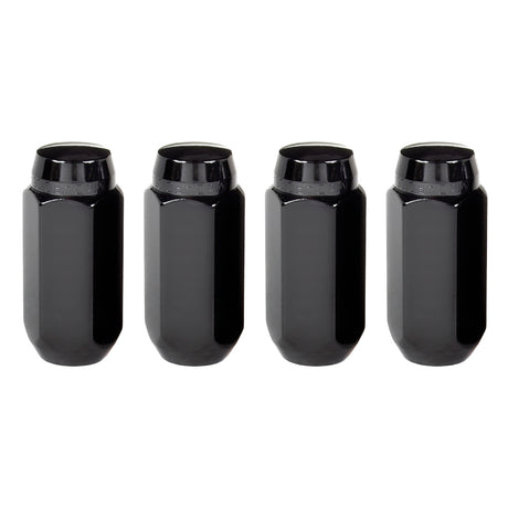Écrou de roue hexagonal McGard (siège conique) M14X1,5 / 22 mm hexagonal / 1,945 po de longueur (paquet de 4) - Noir