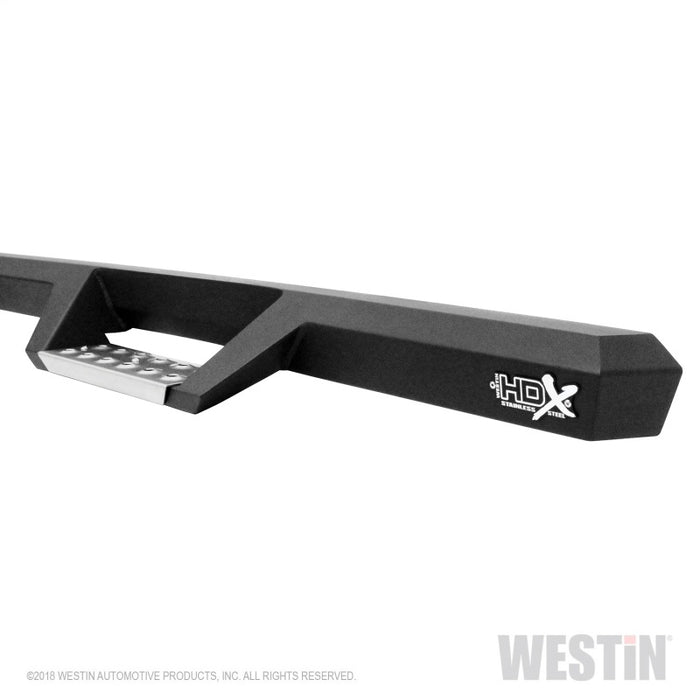 Marchepieds Westin/HDX en acier inoxydable 15-18 Ford F-150 SC/17-18 F-250/F-350 CC Drop Nerf - Noir texturé