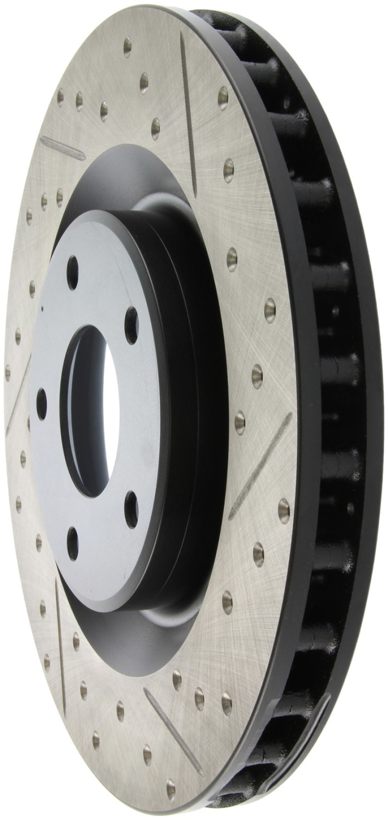 Rotors avant gauche percés et fendus StopTech Power Slot 05-07 Cadillac XLR / 06-09 Chevy Corvette