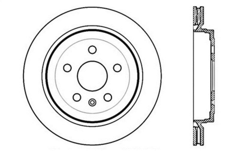 Disque de frein sport fendu et percé StopTech