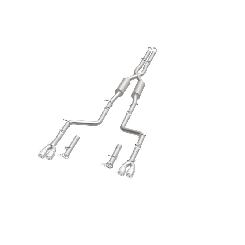 Cat-Back MagnaFlow, SS, 2,5 po, embout arrière divisé en quatre parties de 3,5 po, Dodge Challenger R/T 5,7 L 2015