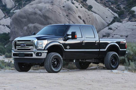 Système de base Fabtech 08-16 Ford F250/F350 4WD 4 pouces avec Dlss Shks
