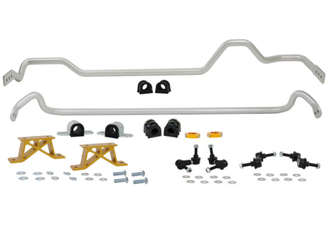 Kit de barres stabilisatrices avant et arrière Whiteline 04-05 Subaru Impreza STI 24 mm avec supports