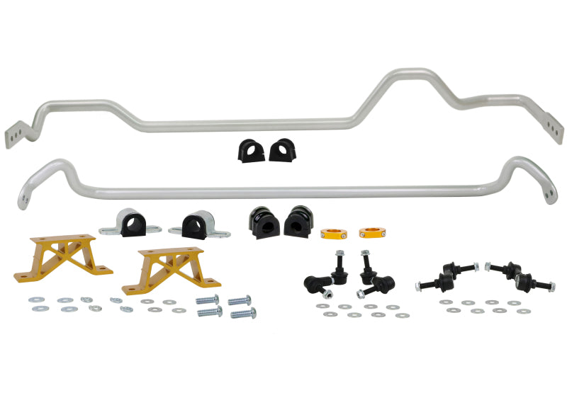 Kit de barres stabilisatrices avant et arrière Whiteline 04-05 Subaru Impreza STI 24 mm avec supports