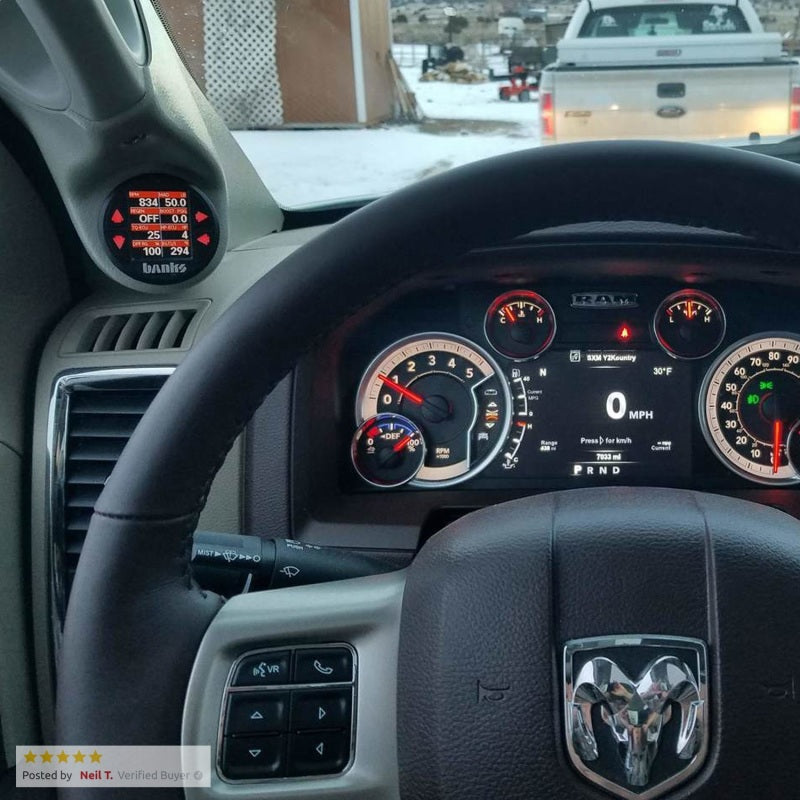 Banques Power 14-18 Ram 1500/Jeep Grand Cherokee EcoDiesel Derringer Gen2 avec iDash 1.8 DataMonster