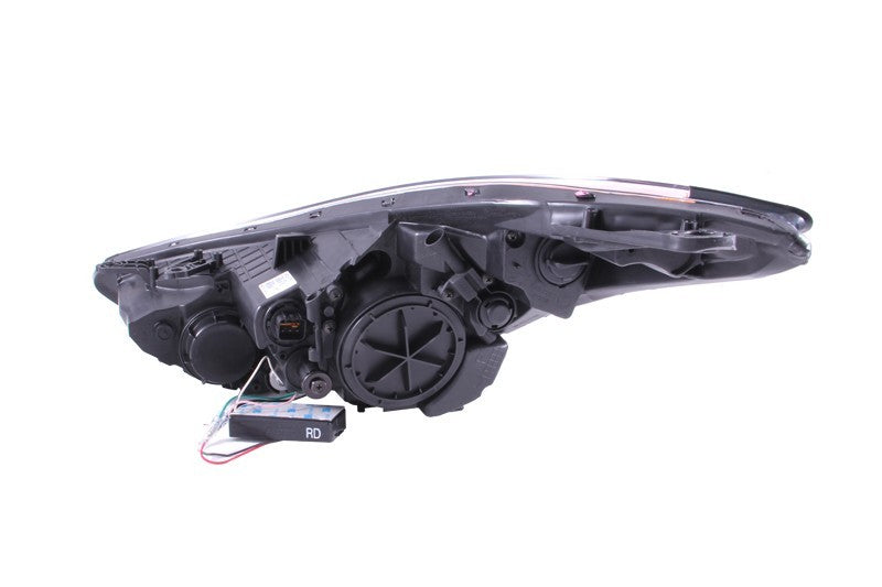 Phares de projecteur ANZO 2011-2014 Hyundai Elantra avec halo noir (CCFL)