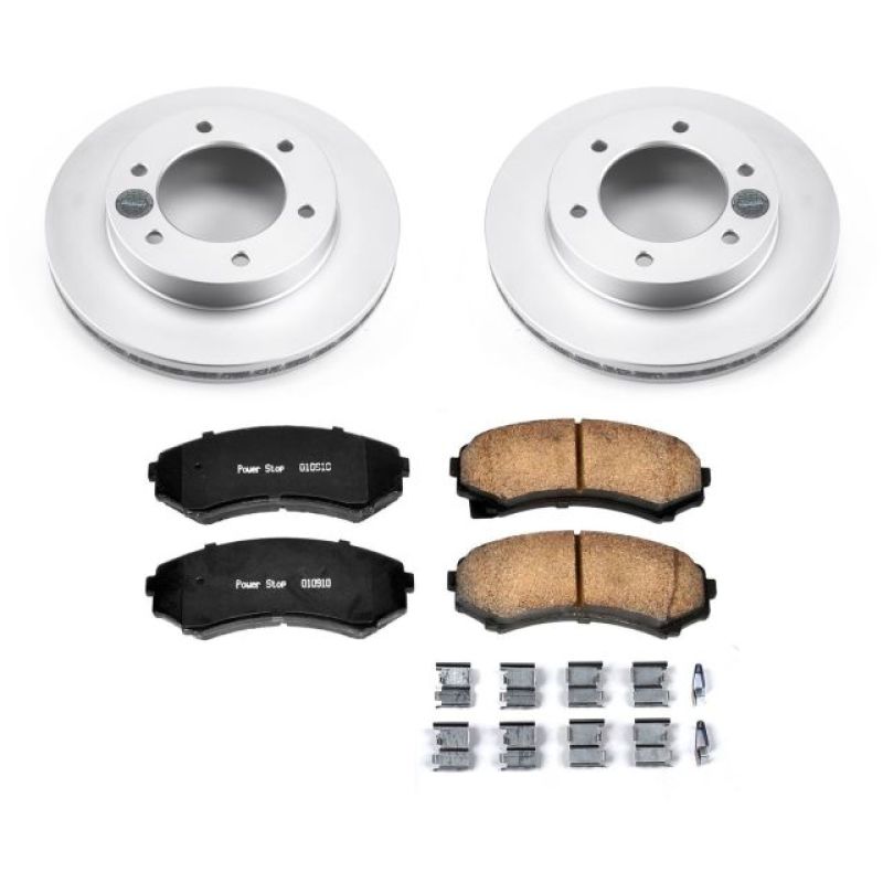 Kit de freins avant Power Stop 2002 Honda Passport Z17 Evolution Geomet avec revêtement