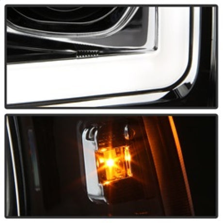 Phares de projecteur à barre lumineuse Spyder 99-04 Ford F-250 Super Duty - Chrome (PRO-YD-FF25099V2-LB-C)