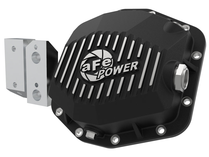 Cache différentiel arrière aFe Street Series noir avec ailettes usinées 20+ Jeep Gladiator JT (Dana M220)