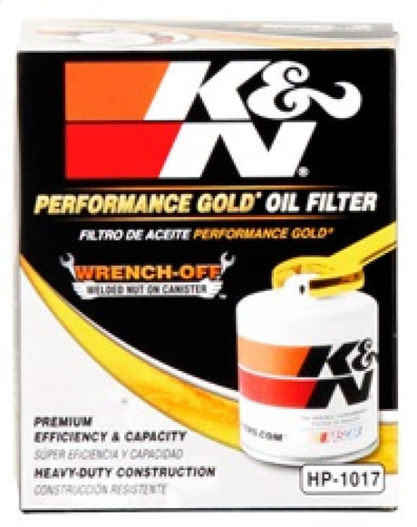 Filtre à huile K&amp;N Performance Gold 3,74 pouces / 2,98 OD