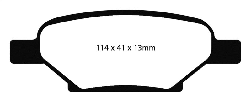 Plaquettes de frein arrière Redstuff EBC 04-06 Chevrolet Cobalt 2.0 Supercharged