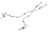 Échappement Catback à double sortie ronde roulée Borla 2015 Jeep Grand Cherokee SRT8 ATAK