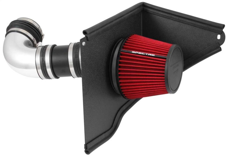 Spectre 08-09 Pontiac G8 V8-6.0/6.2L F/I Air Intake Kit - Polished w/Red Filter