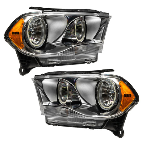 Oracle 11-13 Dodge Durango SMD HL Halogen - Chrome - ColorSHIFT