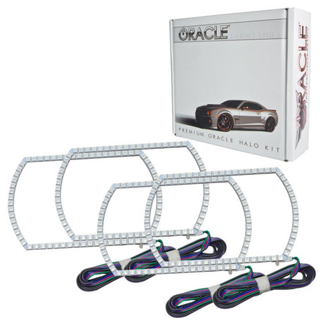 Kit Halo Oracle Chevy Silverado 07-13 de style carré - ColorSHIFT avec contrôleur simple VOIR LA GARANTIE