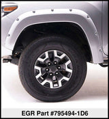 Élargisseurs d'ailes EGR 14+ Toyota Tundra Bolt-On Look Color Match - Ensemble - Silver Sky