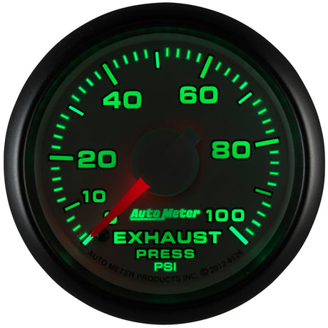 Manomètre de pression d'échappement (entraînement) mécanique Autometer Factory Match 52,4 mm 0-100 PSI