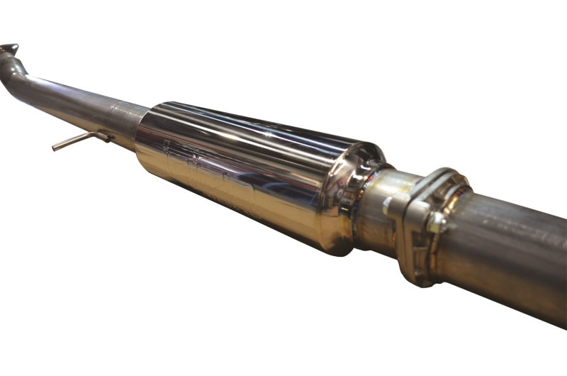 Échappement arrière Cat-Back Injen 16-20 Honda Civic 1,5 L Turbo 4 cylindres (berline) 63 mm SS avec double embout en titane brûlé