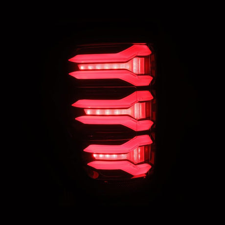 Feux arrière à LED AlphaRex 21-22 Ford F-150 LUXX Noir/Rouge
