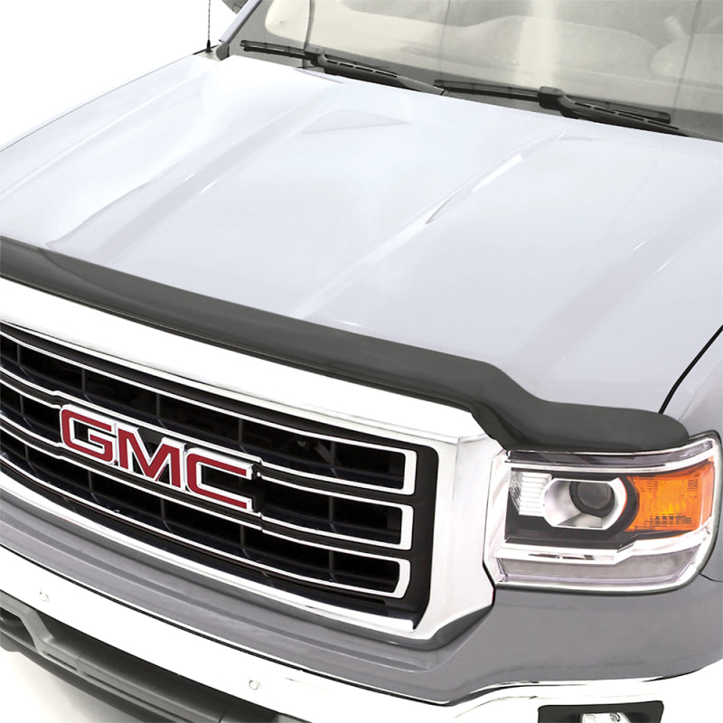 AVS 15-18 GMC Canyon Hoodflector Low Profile Hood Shield - Smoke