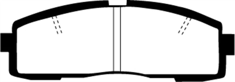 Plaquettes de frein arrière EBC 86-92 Toyota Supra 2.8 Ultimax2