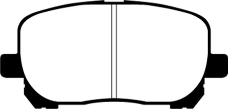 Plaquettes de frein avant EBC 02-08 Pontiac Vibe 1.8 Yellowstuff