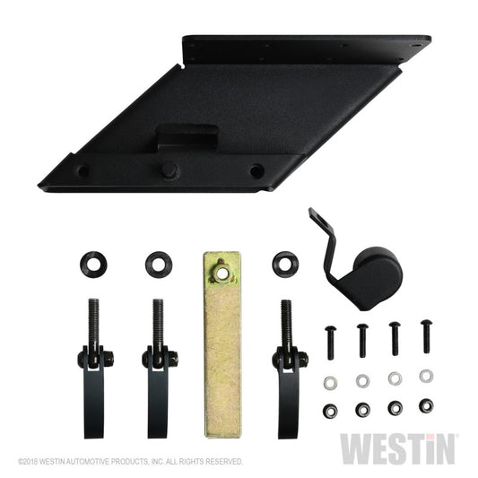 Westin 07-18 Jeep Wrangler JK WJ2 Off-Road Jack Mount - Textured Black