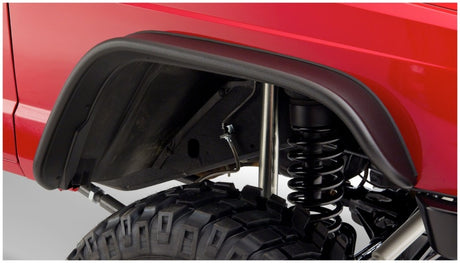 Élargisseurs plats Bushwacker 84-01 Jeep Cherokee 2 pièces - Noir