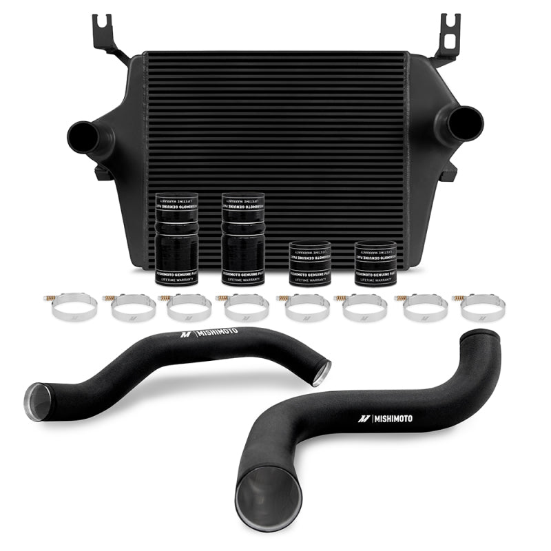 Mishimoto 99-03 Ford 7.3L Powerstroke PSD Black Intercooler Kit w/ Black Pipes