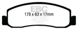Plaquettes de frein avant extra-robustes EBC 11 pour Ford F250 (avec Super Duty) 6.2 (2WD)
