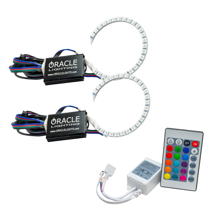 Oracle Chrysler 0 15-17 Halo Kit - ColorSHIFT avec contrôleur simple VOIR LA GARANTIE