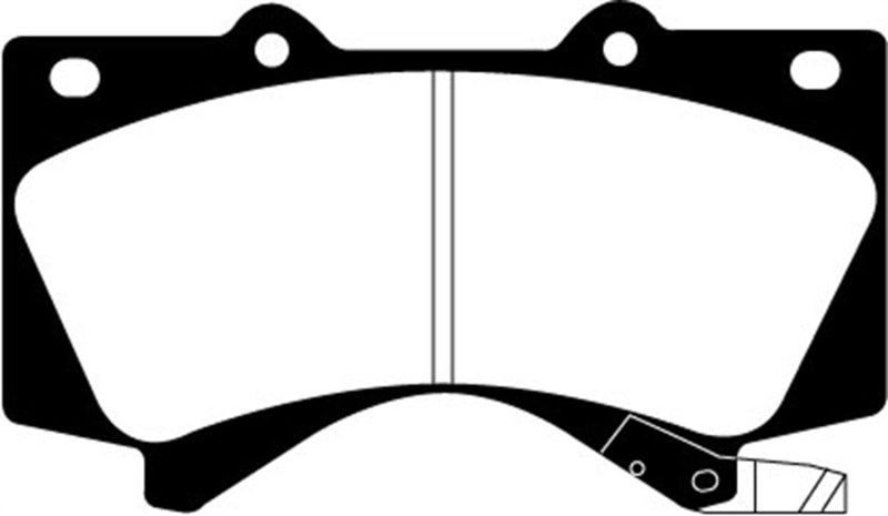 Plaquettes de frein avant EBC 08+ Lexus LX570 5.7 Greenstuff