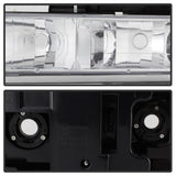 xTune Chevy Suburban 94-98 Headlights w/ Corner & Parking Lights 8pcs Chrome HD-JH-CCK88-AM-C-SET