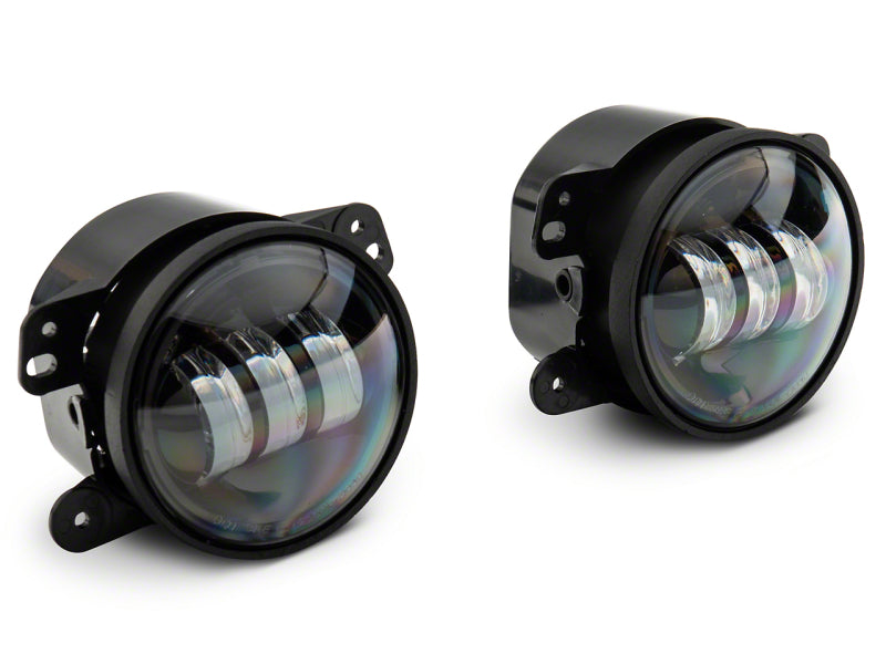 Feux antibrouillard à LED à trois barres Raxiom 07-23 Jeep Wrangler JK et JL Axial Series - Ambre