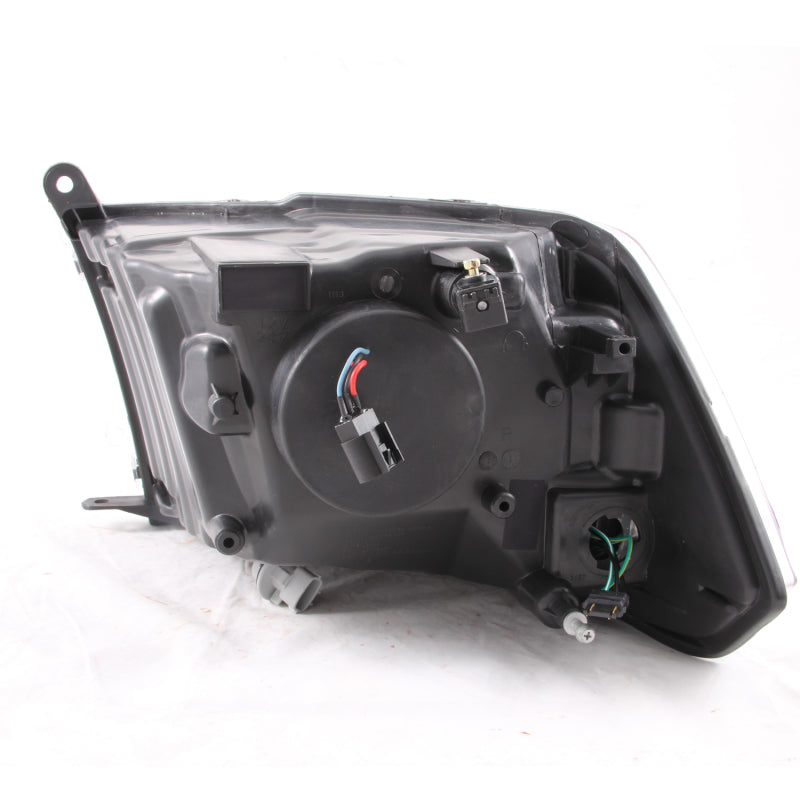 ANZO 2009-2016 Dodge Ram 1500 Phares de projecteur avec barre en U chromée