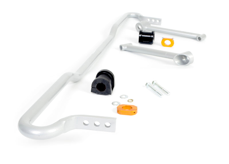 Barre stabilisatrice arrière Whiteline 08+ Subaru WRX Hatch / 08-09 Subaru STi 22 mm Swaybar-X robuste Lame réglable (i