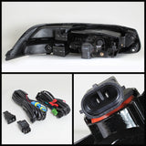 Feu antibrouillard OEM Spyder Honda Civic 2012-2013 2 portes/coupé avec interrupteur - Transparent FL-HC2012-2D-C