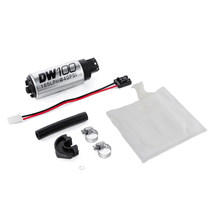 Pompe à essence intégrée DeatschWerks 165 LPH avec kit d'installation pour Subaru Legacy 90-07, Impreza 93-07