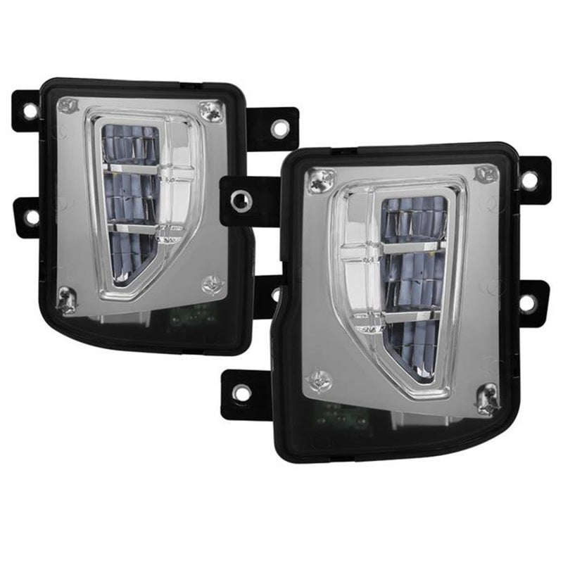 Feu antibrouillard à DEL de style OEM Spyder 16-18 Chevy Silverado 1500 avec interrupteur - Transparent (FL-CSIL16-LED-C)