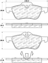StopTech Street Touring 02-06 Mini plaquettes de frein avant