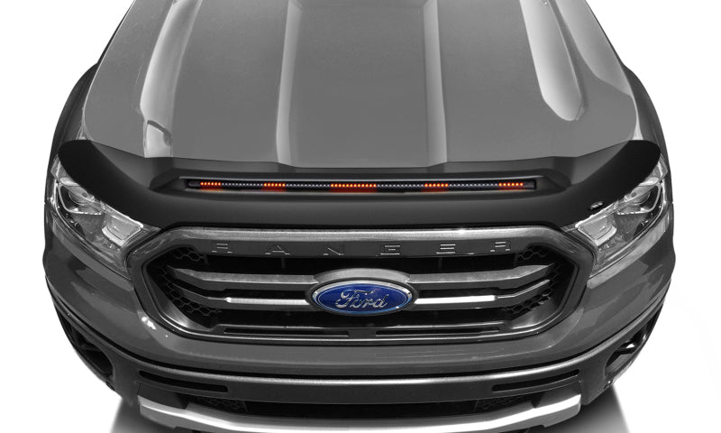 Pare-soleil Aeroskin Lightshield Pro à profil bas pour Ford Ranger AVS 19-22 - Noir