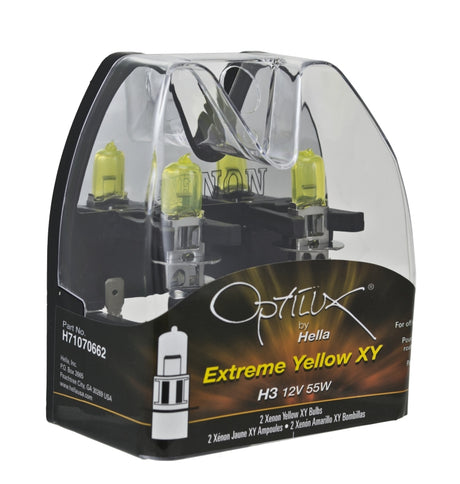 Ampoule Hella Optilux H3 12V/55W XY Extreme Jaune