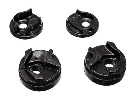 Ensemble d'inserts de support de moteur noir Energy Suspension 02-03 Nissan Sentra/200SX (avec moteur Spec V 2,5 L)