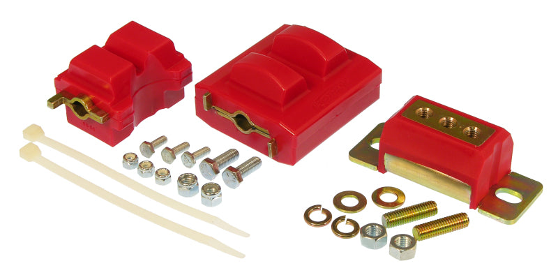 Kit de montage de moteur et de transmission Prothane GM - Rouge