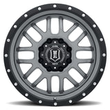 ICON Alpha 20x9 5x150 16mm Offset 5.625in BS Gunmetal Wheel